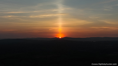 Spectacular Sunpillar With Cross - May 29th 2023